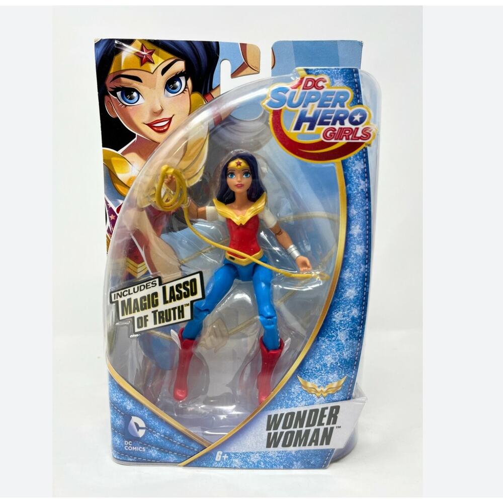 5 for $25| DC Super Hero Girls Wonder Woman 5”‎ Action Figure With Magic Lasso